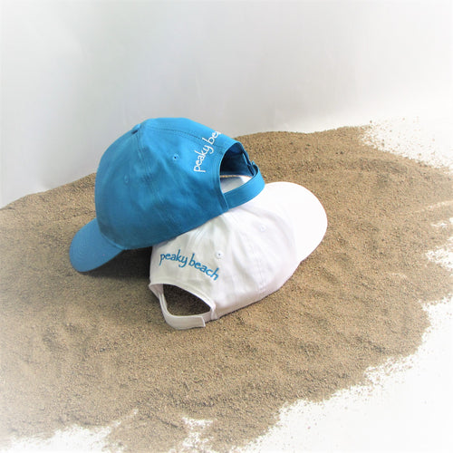 peakybeach ball cap just perfect for keep the sun out of you eyes while reading at the beach.