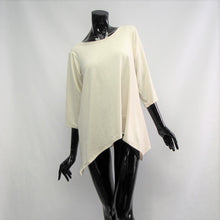 Load image into Gallery viewer, Almond coloured lounge top on a manikin with white background
