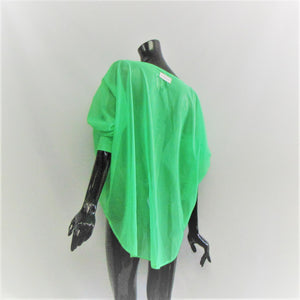 back view of the sun shrug mesh coverup.